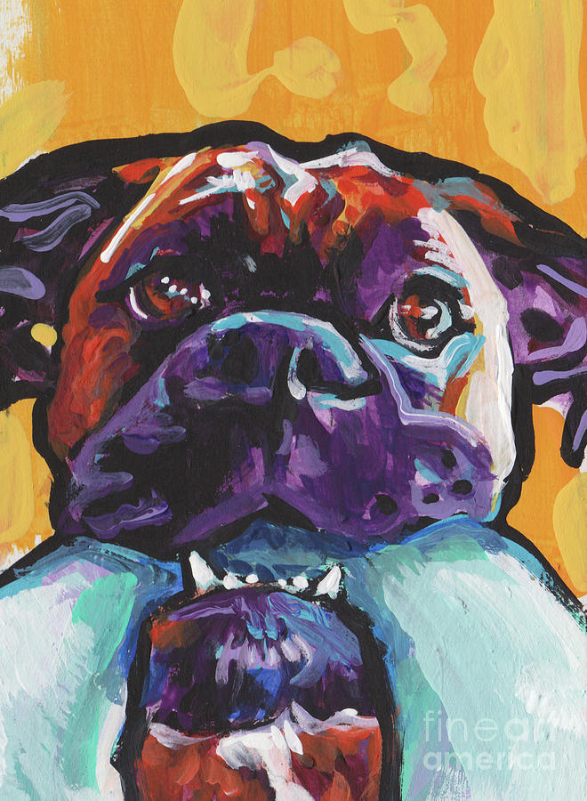 Boxy Boxer Painting by Lea