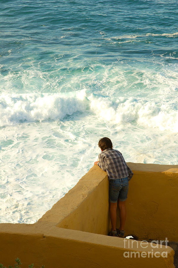 Boy and Sea Photograph by Anastasy Yarmolovich