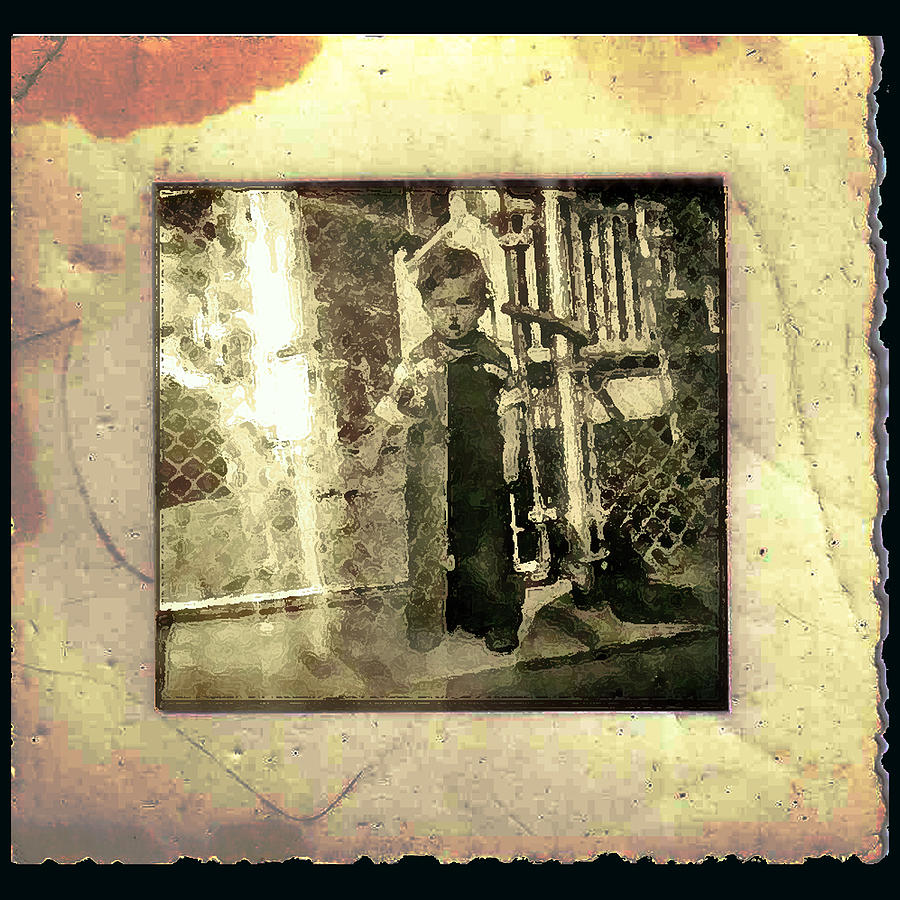 Boy at Fence Photograph by John Vincent Palozzi