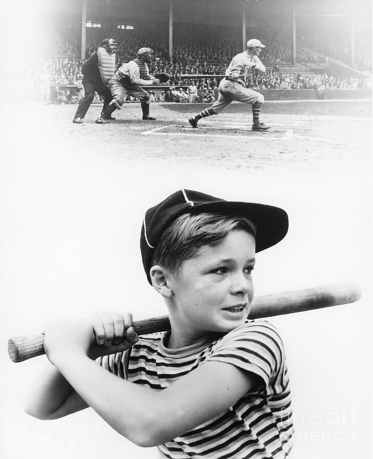 Boy Dreams Of Baseball, C.1930s Photograph by H. Armstrong Roberts/ClassicStock