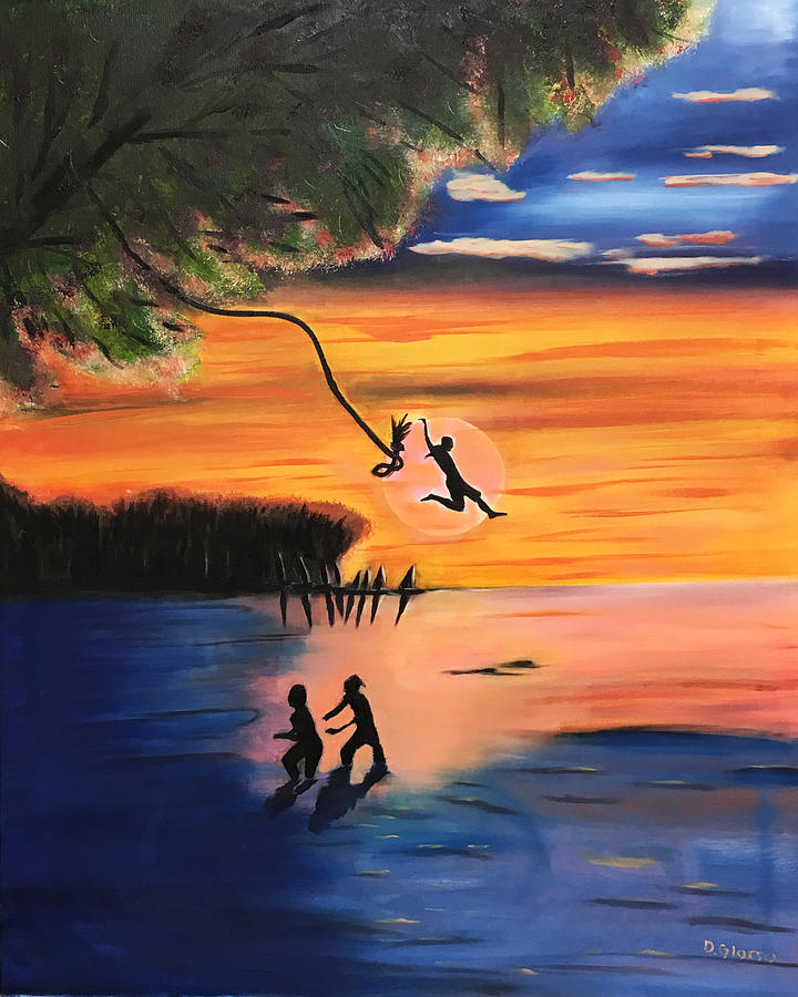 Boy Heaven Painting by Dean Glorso