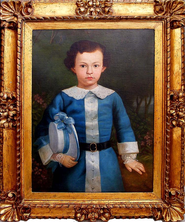 Boy in Blue Painting by Unknown - Fine Art America