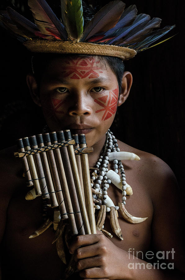 Boy Of The Brazillian Amazon Photograph by Bob Christopher