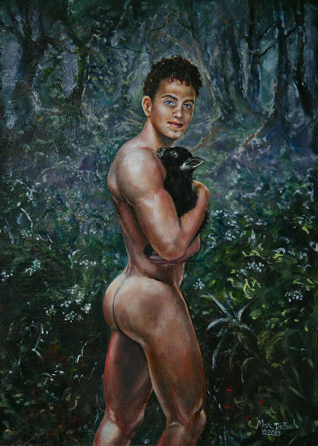 Boy With Goat by Marc DeBauch Boy With Goat by Marc DeBauch