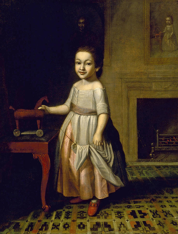 Boy with Toy Horse Painting by Charles Willson Peale