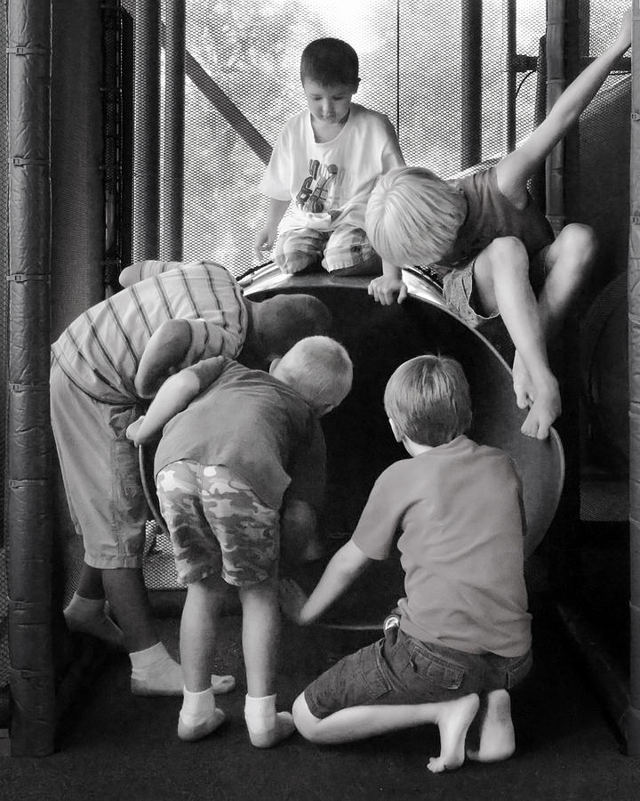 Boys Photograph by Frances Miller