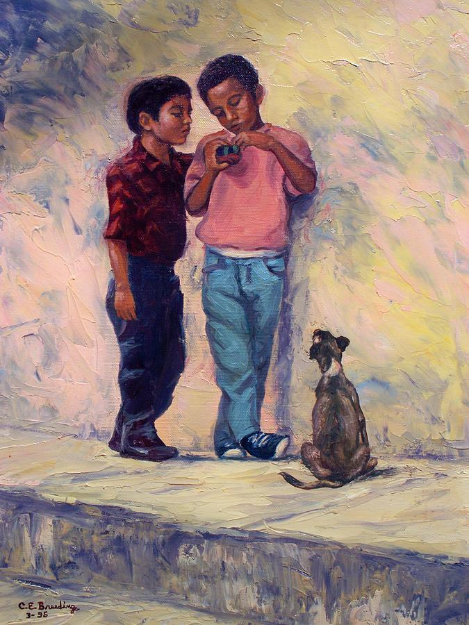 Boys of Tabasco Painting by Ed Breeding