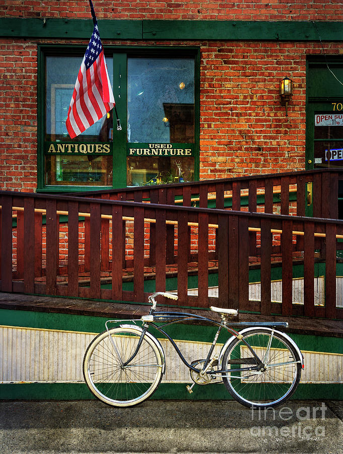 Bozeman Antique Bicycle Photograph by Craig J Satterlee