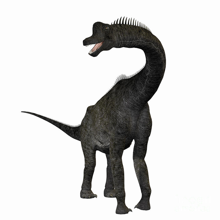 brachiosaurus painting