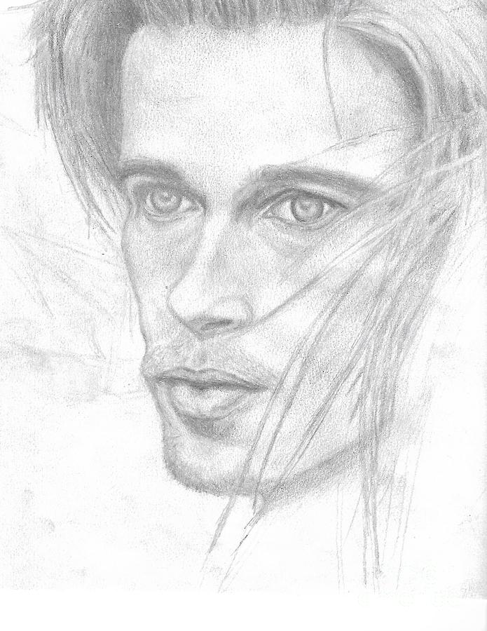 Brad Pitt  Drawing by Brandon Marshall
