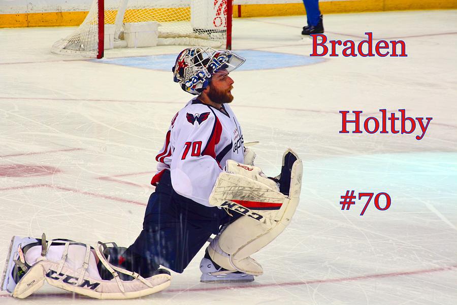 Braden Holtby #70 Photograph by Lisa Wooten