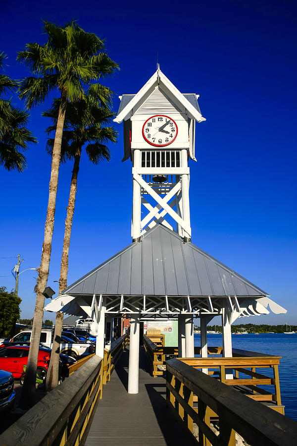 Bradenton Pier Clocktower Photograph by Chris Smith