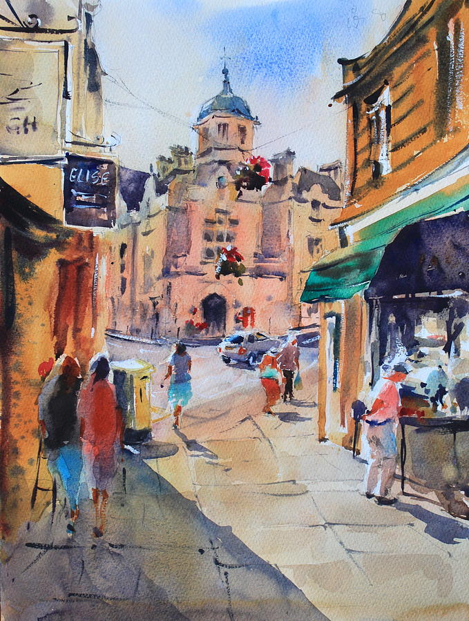 Bradford-on-avon Painting by Ibolya Taligas