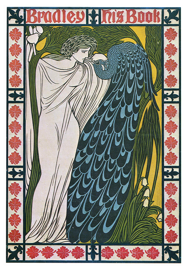 Bradley - His Book - Art Nouveau Poster - Advertising Mixed Media by Studio Grafiikka