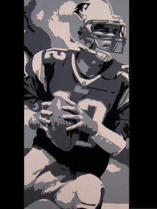 Football Painting - Brady by michael James Toomy Football Painting - Brady by michael James Toomy