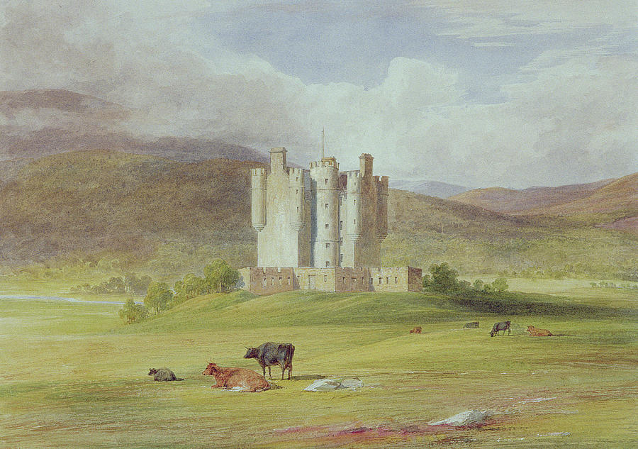 Castle Painting - Braemar Castle by James Giles