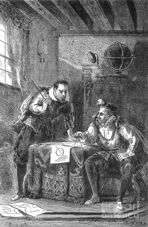 Brahe And Kepler Discussing Astronomy Photograph by Science Source