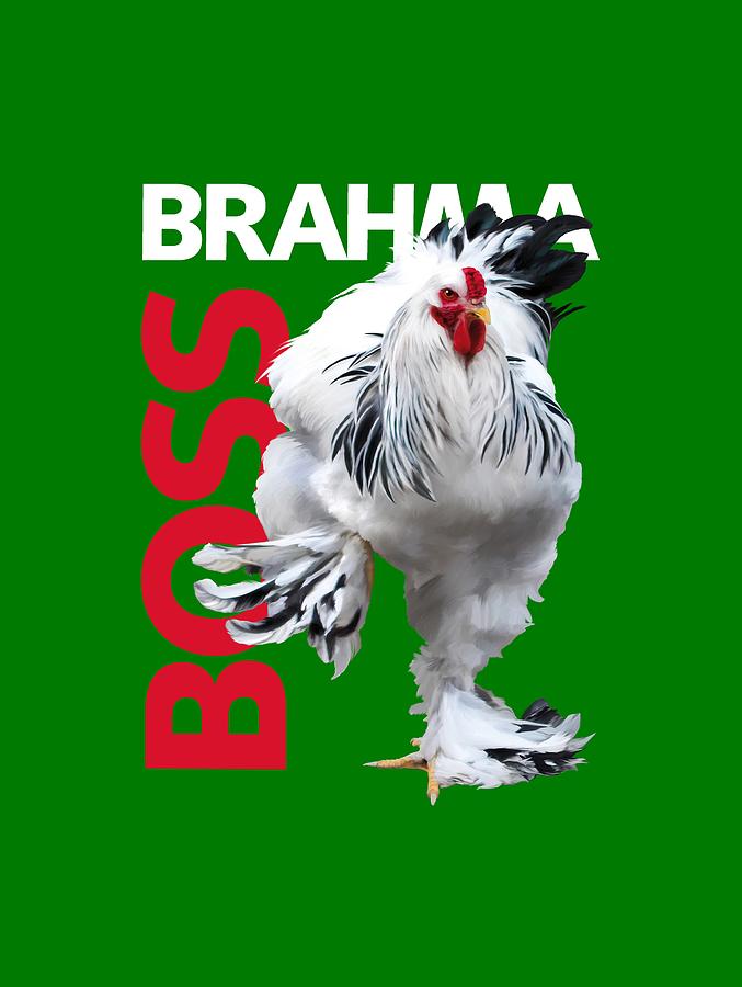 Brahma Boss T-shirt print by Sigrid Van Dort Brahma Boss T-shirt print by Sigrid Van Dort