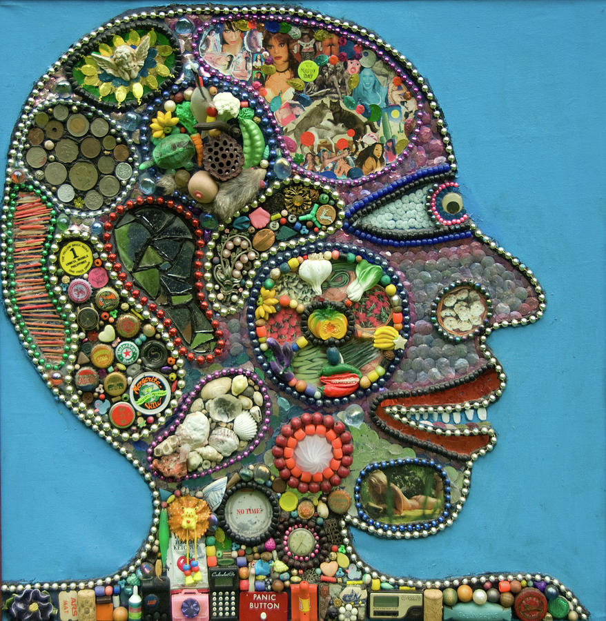 Brain Diagram Painting by Dickens Fourtyfour Brain Diagram Painting by Dickens Fourtyfour