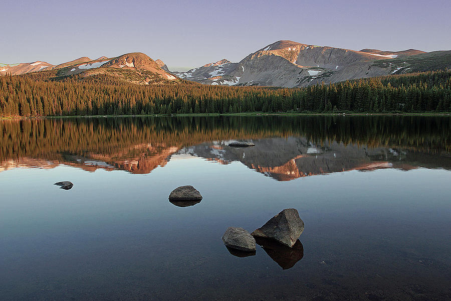 Brainard Lake Sunrise Photograph by Brian Kerls