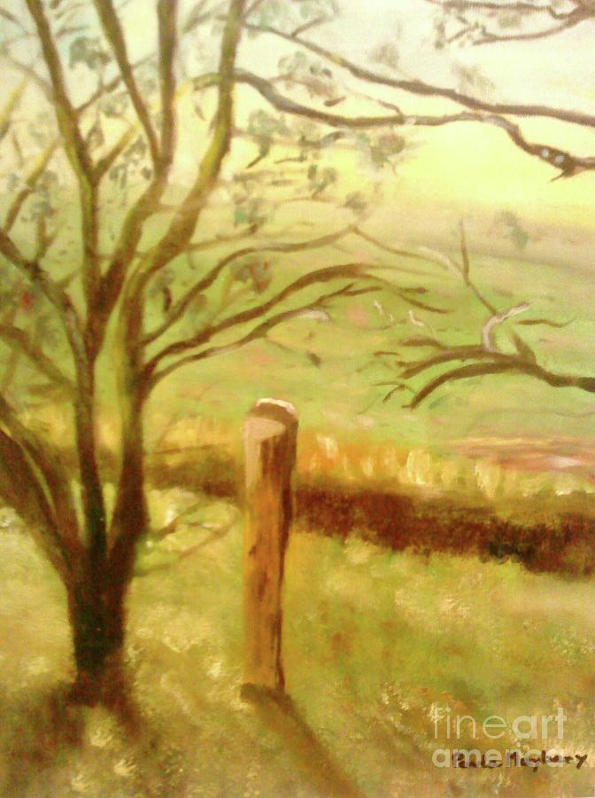 Brampton Valley Way Painting by Paula Maybery