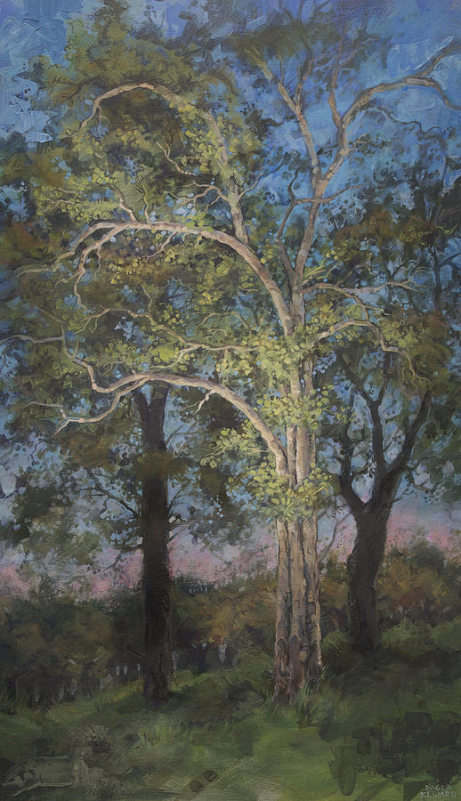 Branches at Dusk 2 Painting by Roger Seward - Fine Art America