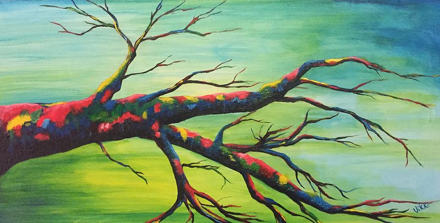 Tree Painting - Branching Out In Color by Vikki Angel