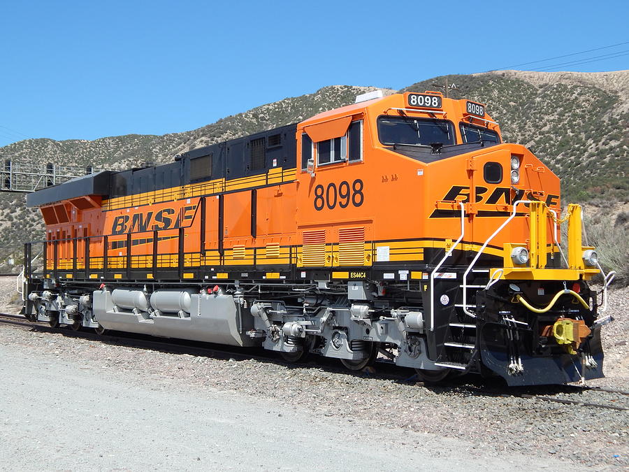 Brand new BNSF ES44C4 Photograph by Nathan Cervantes