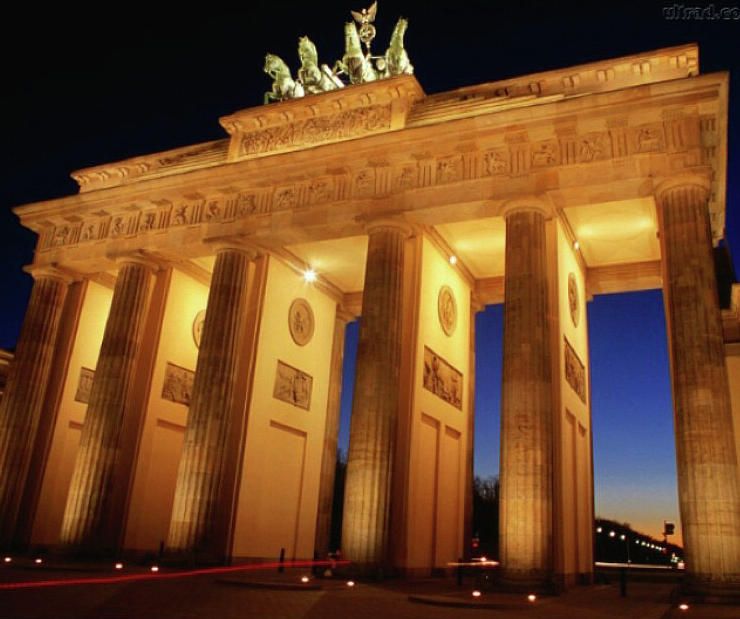 Berlin Photograph - Brandenburg Gate by Happy Home Artistry