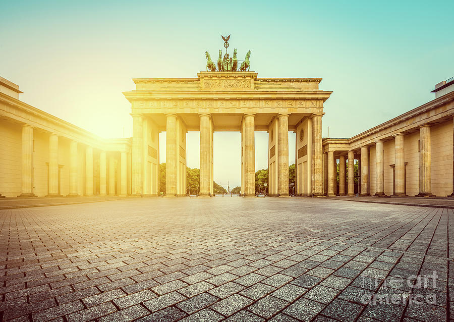 Brandenburg Gate Sunrise Photograph by JR Photography