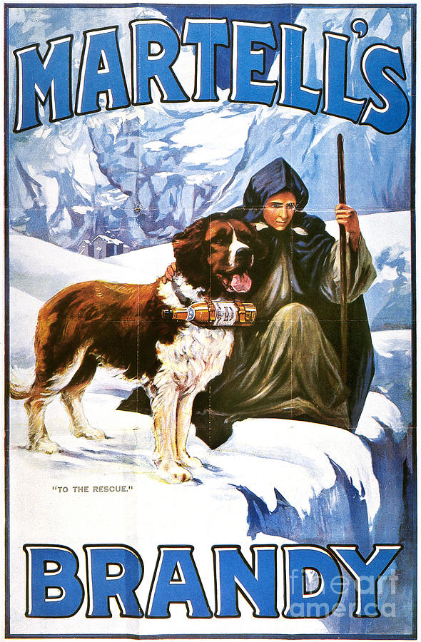 Brandy Advertisement, 1910 Painting by Granger