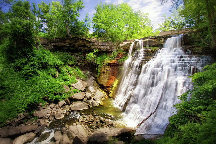 Brandywine Falls, OH Photograph by Victoria Winningham - Fine Art America