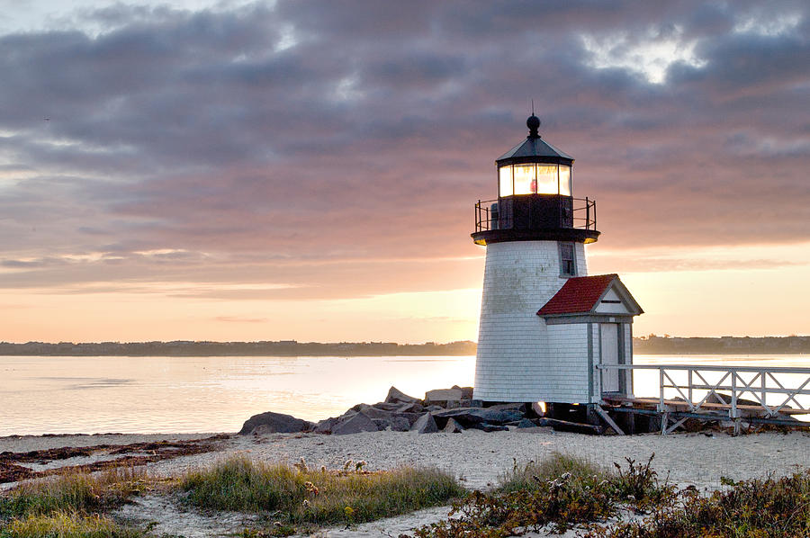 Lighthouse Photograph - Brant Point Light Nantucket Massachusetts by Henry Krauzyk
