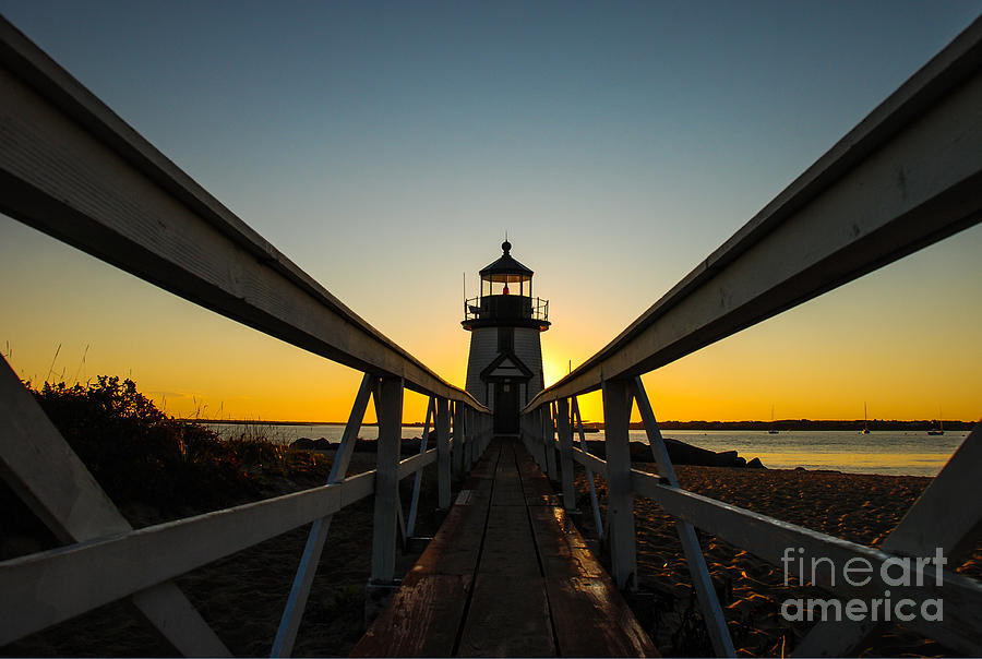 Boston Photograph - Brant Point Lighthouse by Kristin Yata