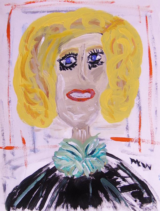 Brash Blond Painting by Mary Carol Williams