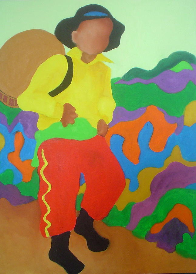 Brasil Painting - Brasil Boy by Diana Ogaard