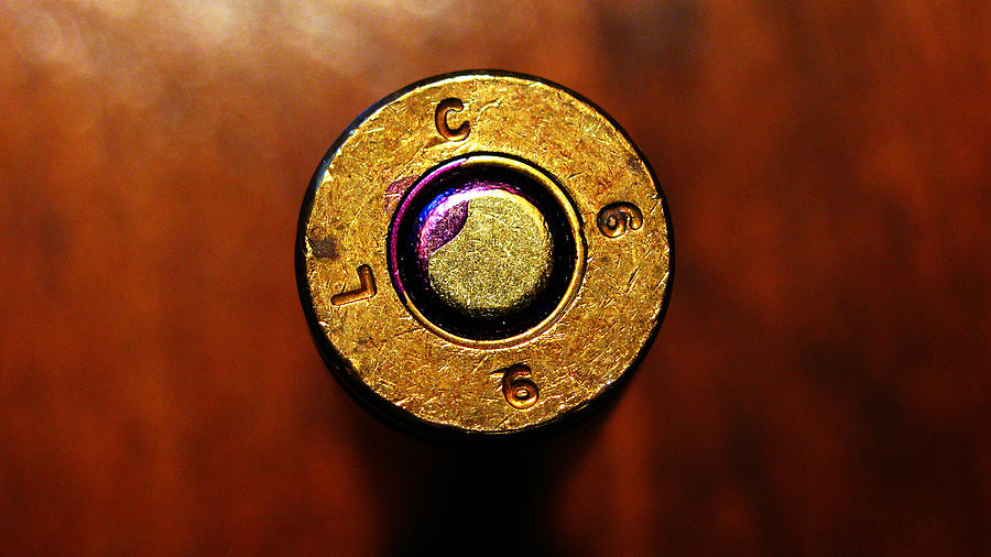 Brass Bullet LC66 Photograph by Colleen Kammerer