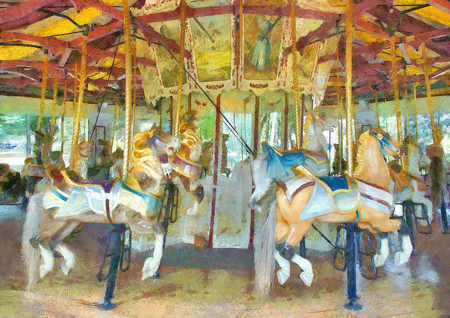 Brass Ring Carousel Photograph by Scott Griswold Pixels