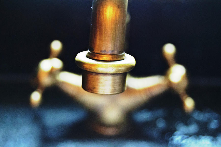 Brass Water Photograph by Tinto Designs Fine Art America