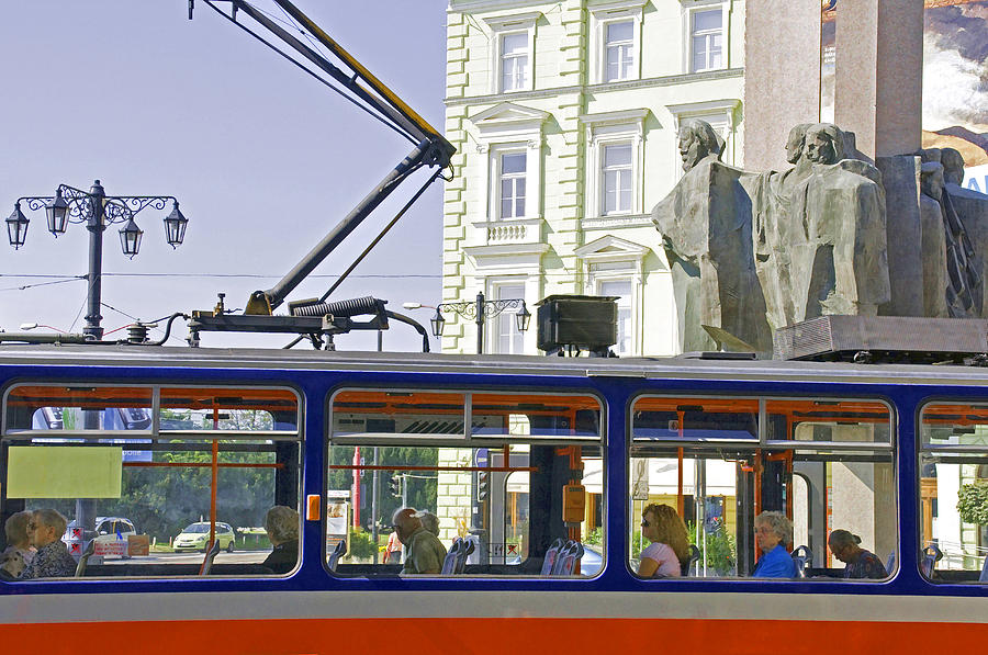 Bratislava Trolley Photograph by Dennis Cox