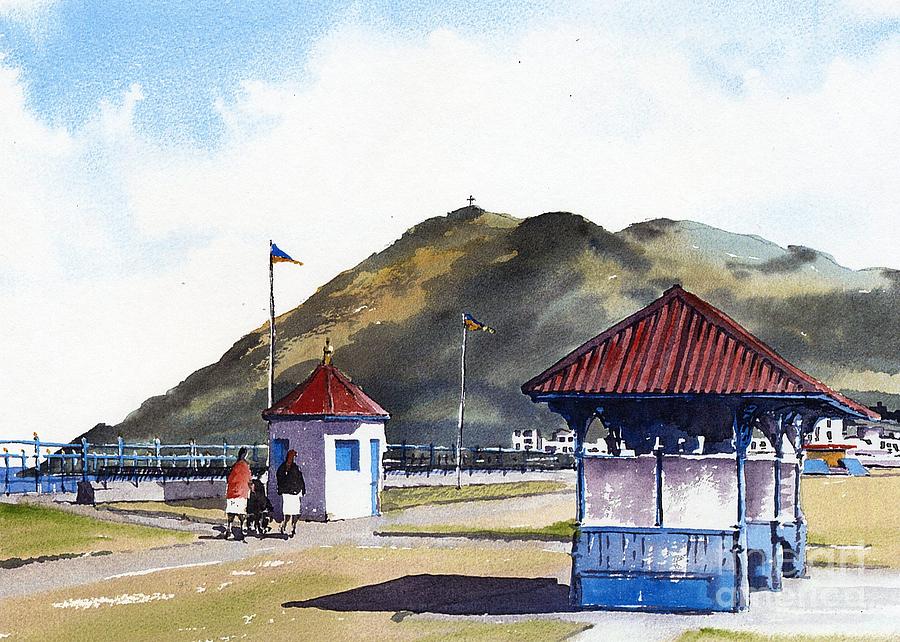 F 810  Bray Promenade Painting by Val Byrne