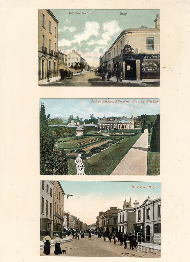 Bray Post cards, C. 1900 Photograph by Val Byrne