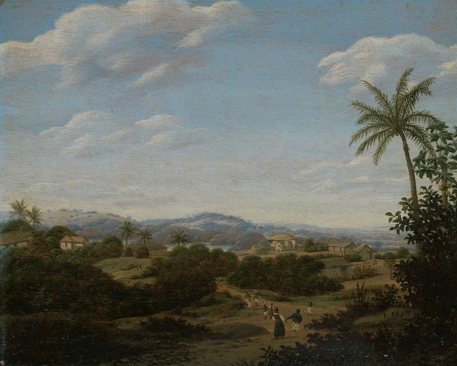 Brazilian Landscape, Frans Jansz Post, 1670 - 1680 Painting