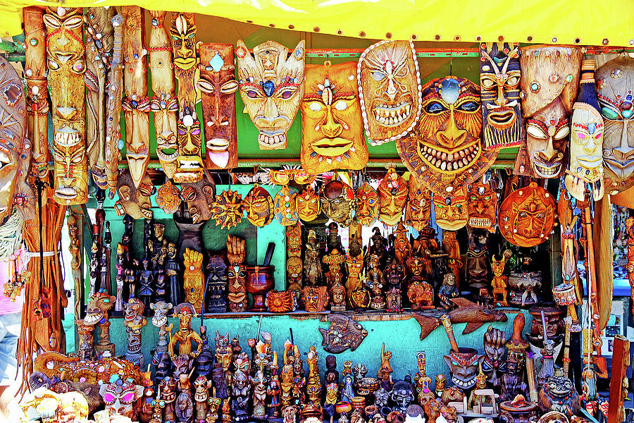 Brazilian Masks Photograph by Evan Peller - Fine Art America