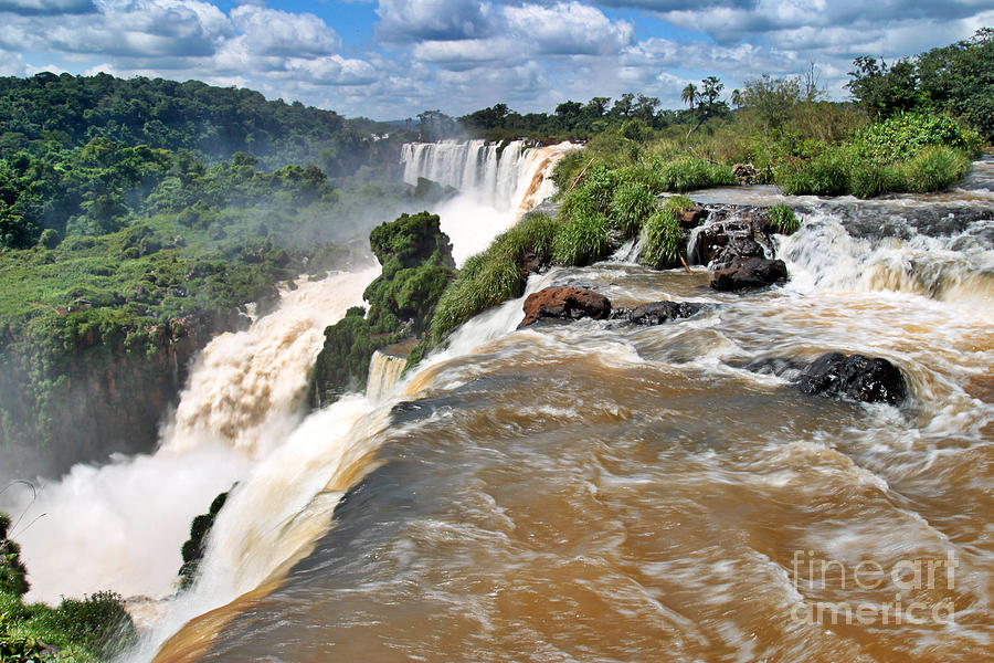 America Photograph - Brazil,iguazu Falls, by Juergen Held America Photograph - Brazil,iguazu Falls, by Juergen Held