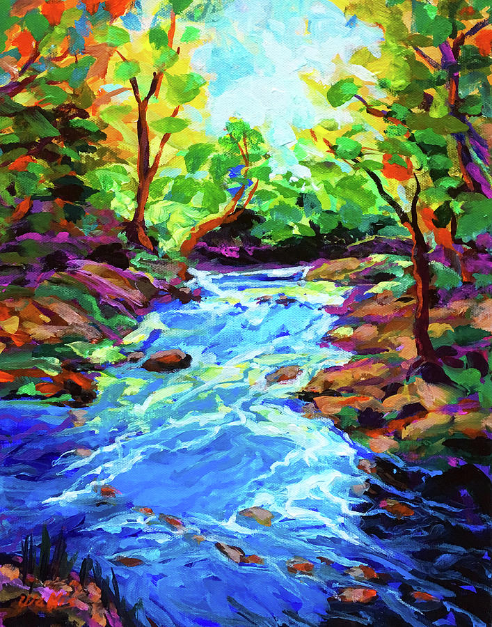 Brazos River Tributary Painting