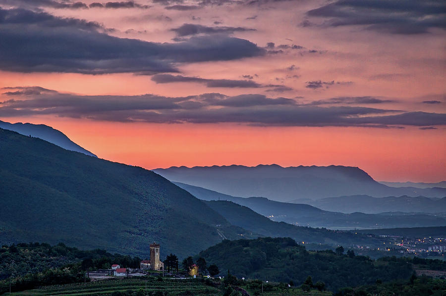 Brda Wine District Dawn - Slovenia Photograph by Stuart Litoff