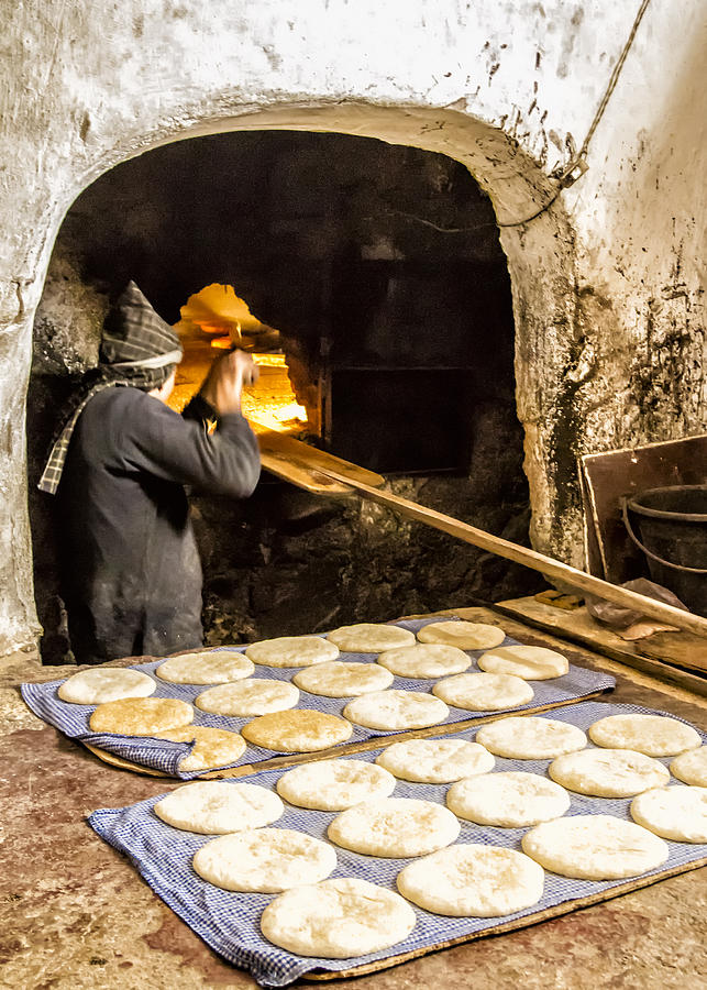 Bread Baker in Fes Photograph by Lindley Johnson