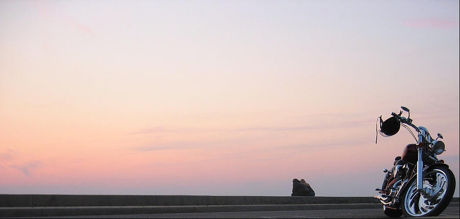 Break at Sunset Photograph by David Junod