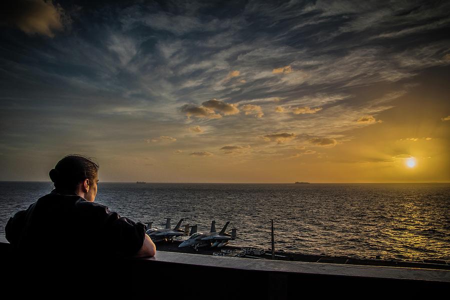 Break at Sunset Photograph by Larkins Balcony Photography